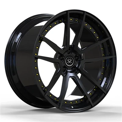 Prilagođeni 20x8.5 5-150 2-PC kovani naplatci puni sjaj crni za Lexus Lexus 570