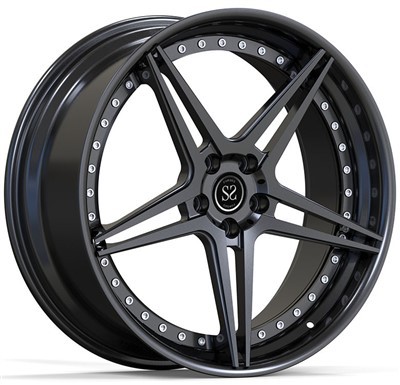 Mercedes E63S AMG 21X9. 0 i 21x10.5 Satin Black 2- PC Rims 5x112