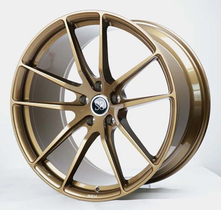 Concave 22inch Staggered Forged Alloy Rims In Custom Broze For Lamborghini