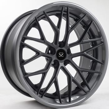 Sjajni kotačići s dvostrukim računarom za sjajne 20-inčne kovane naplatke za Porsche 911 s 5x130