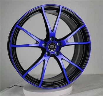 20x9 20x11 raspoređeni plavo obojeni naplatci za kovane automobilske kotače tipa F-