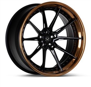 Balck Novi dizajn 22 inča prilagođeni 2-PC felge kotači za Golf GTI