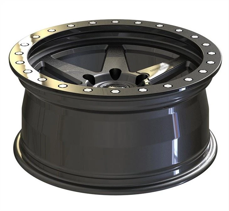 Monoblock 1 Piece 18 19 20 21 22 23 24 Inch Forged Wheels Gun Metal Bead Lock Style Sport Car Alloy Rims