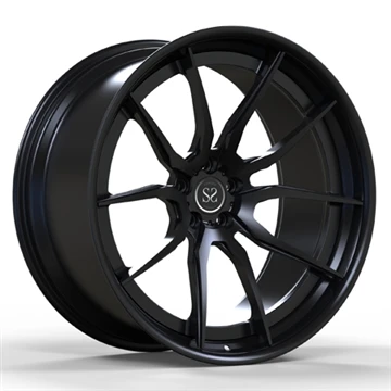 Dvodijelni kovani kotači Disc Spoke Barrel Lip Satin Matte Black za Audi RS6 ...