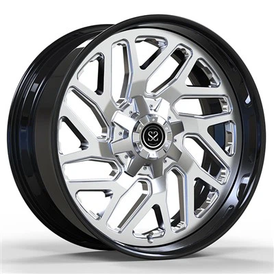 22x9.5 Gloss Black Custom 2-PC 4x4 naplatak 6x135 za Lincoln Navigator IV