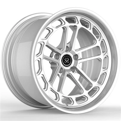 BMW I8 Custom 2-PC kovani naplatci od legure aluminija raspoređeni 20x8.5 i 20x9 mat srebrni