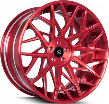 Prilagođeni crveni 3-PC 18 19 20 21 22 kovani naplatci automobila za Nissan GT-R kotače od aluminijske legure